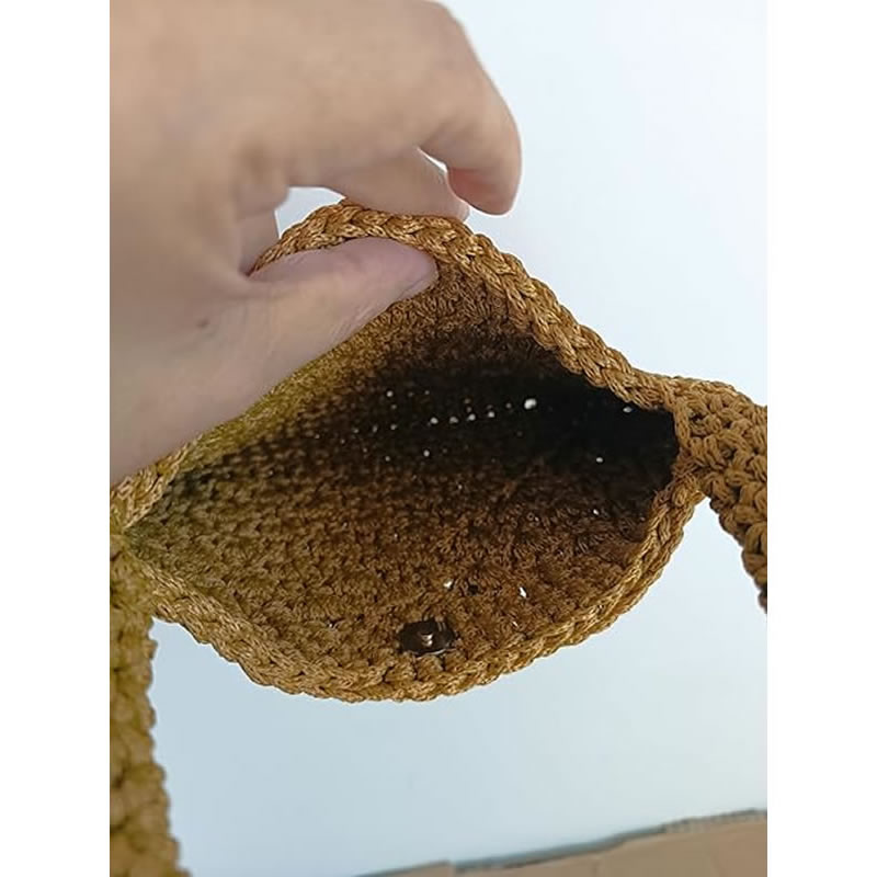 Bolsa de Crochê em fio náutico 4 Bolsa de Crochê em fio náutico - Imagem 4