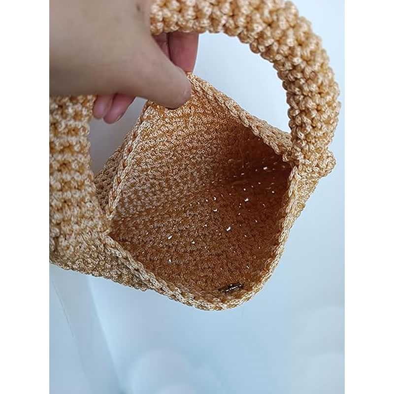 Bolsa de Crochê em fio náutico 3 Bolsa de Crochê em fio náutico - Imagem 3