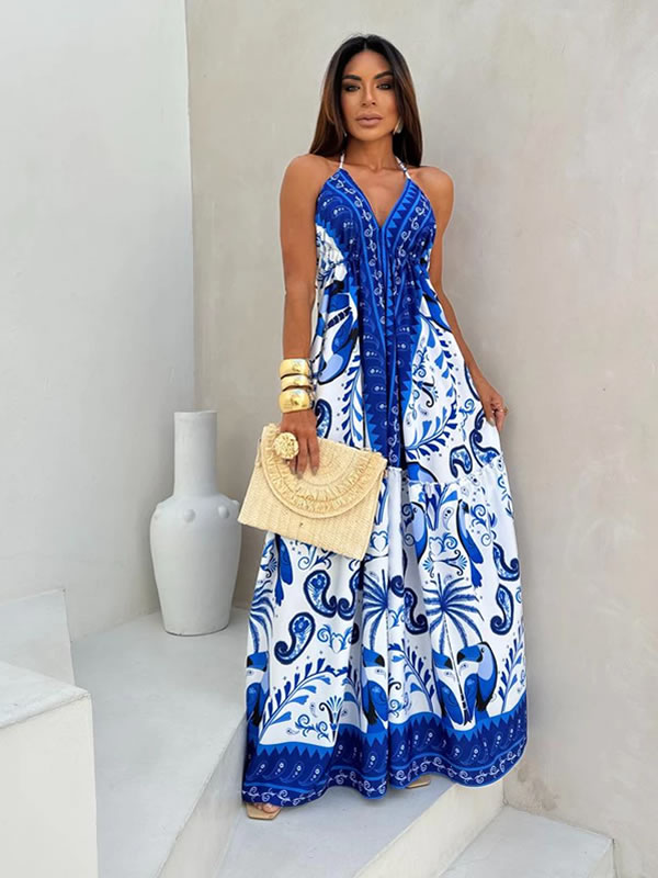 Vestido Longo estilo Indiano costa nua 3 Vestido Longo estilo Indiano costa nua - Imagem 3
