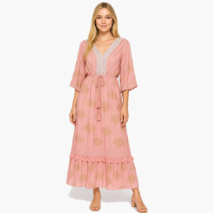 Vestido Indiano Rosa