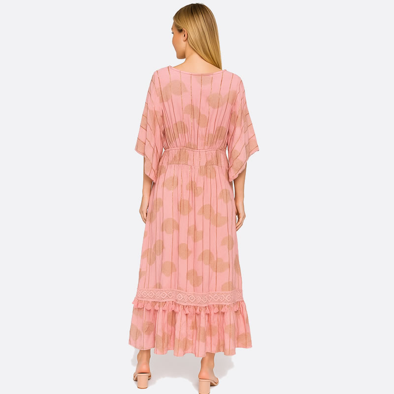Vestido Indiano Rosa 2 Vestido Indiano Rosa - Imagem 2