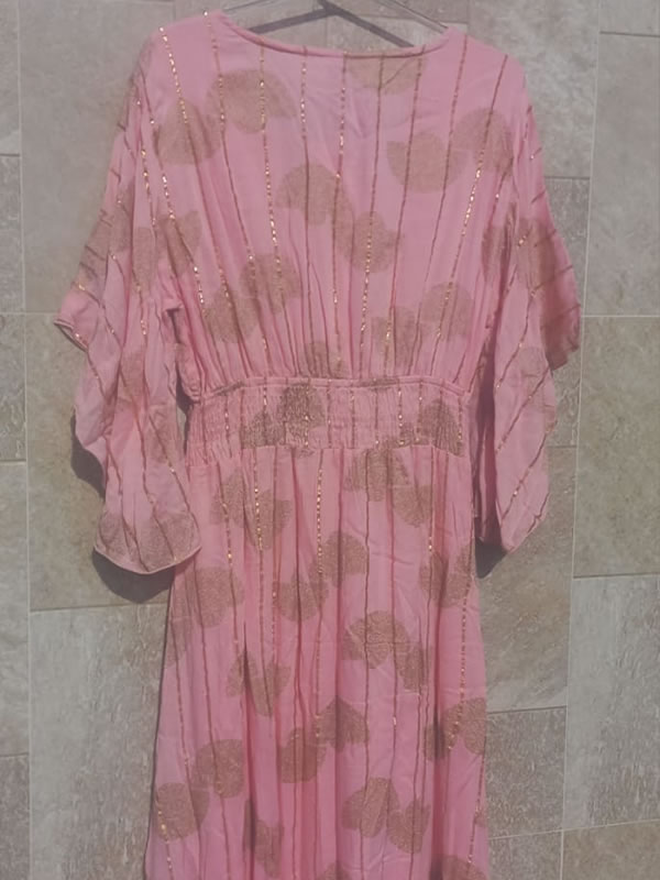Vestido Indiano Rosa 8 Vestido Indiano Rosa - Imagem 8