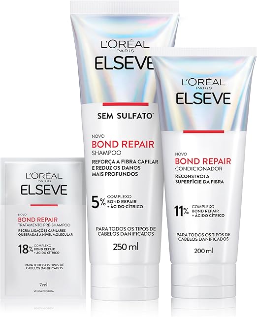 L'Oréal Paris Elseve Bond Repair Kit Reparação Molecular 3 L'Oréal Paris Elseve Bond Repair Kit Reparação Molecular - Imagem 3