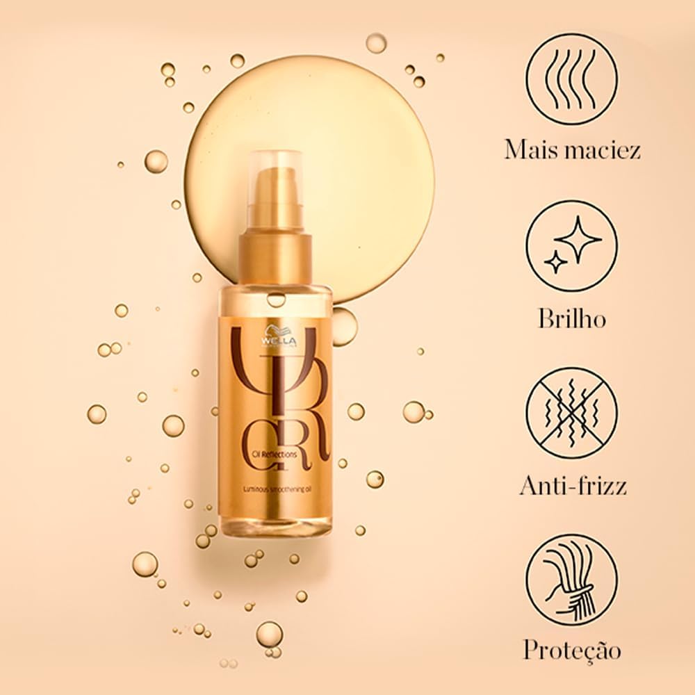 Óleo Capilar Oil Reflections Wella Professionals 100 ml 7 Óleo Capilar Oil Reflections Wella Professionals 100 ml - Imagem 7