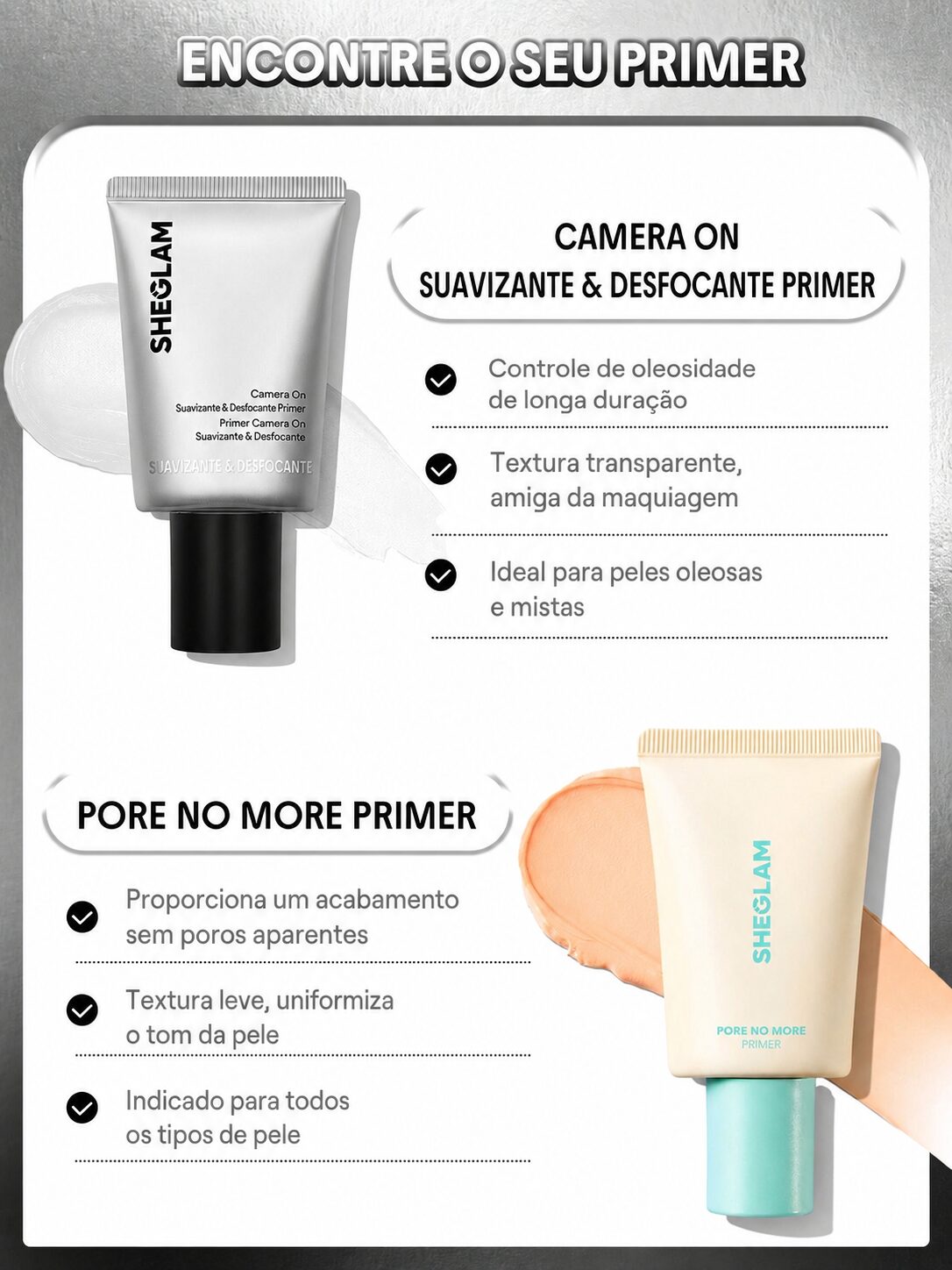 SHEGLAM Camera On Suavizante & Desfocante Primer 4 SHEGLAM Camera On Suavizante & Desfocante Primer - Imagem 4
