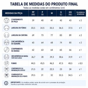 Cropped suspensórios Camiseta casual 12 medidas das roupas