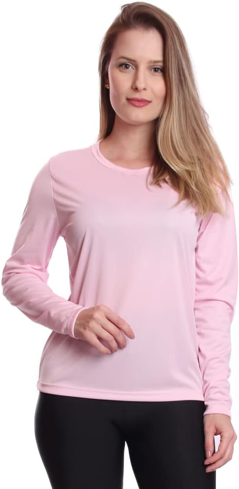 Camisa Manga Longa Feminina Segunda Pele Térmica Proteção Solar UV 50 Rosa 6 Camisa Manga Longa Feminina Segunda Pele Térmica Proteção Solar UV 50 Rosa - Imagem 6