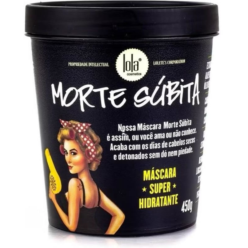 Lola Cosmetics Morte Súbita Máscara Super Hidratante 450g 3 Lola Cosmetics Morte Súbita Máscara Super Hidratante 450g - Imagem 3