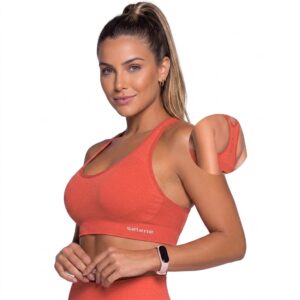 Top Fitness Selene Academia Sport Alta Sustentação Sem Costura