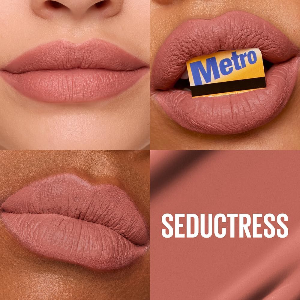 Maybelline SuperStay Matte Ink Batom Líquido Matte Cor 65 Seductress 5ml 3 Maybelline SuperStay Matte Ink Batom Líquido Matte Cor 65 Seductress 5ml - Imagem 3