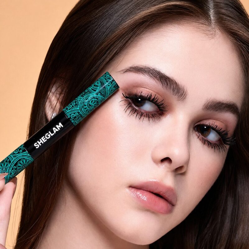 SHEGLAM RíMel All-In-One Volume & Length 2 Em 1 à Prova D'áGua Volumizing Dual-Ended Brush Alongamento Curvatura Grosso
