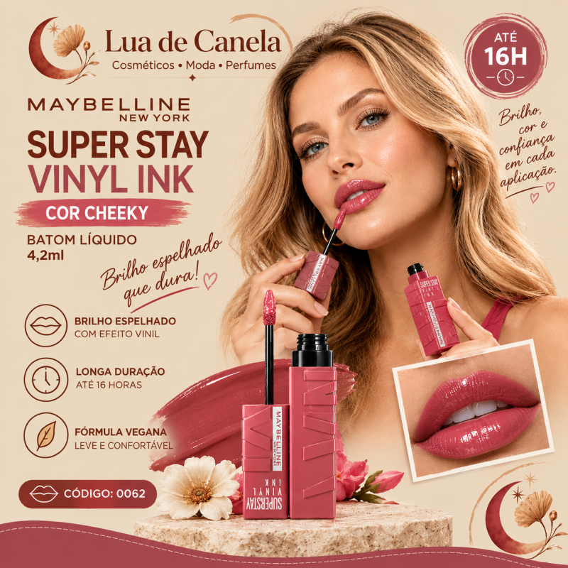 Maybelline NY SuperStay Vinyl Ink Batom Líquido