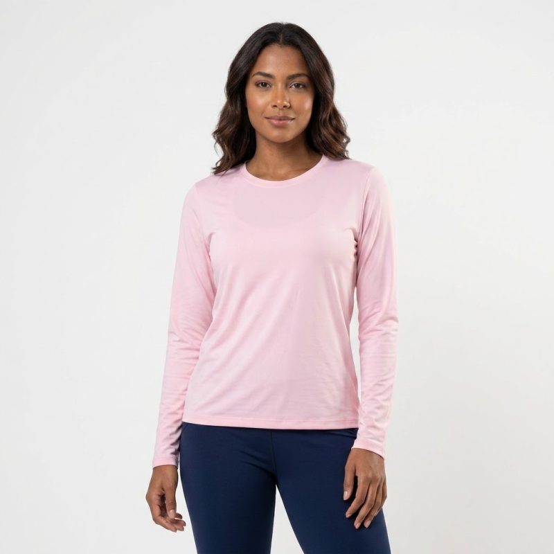 Camisa Manga Longa Feminina Segunda Pele Térmica Proteção Solar UV 50