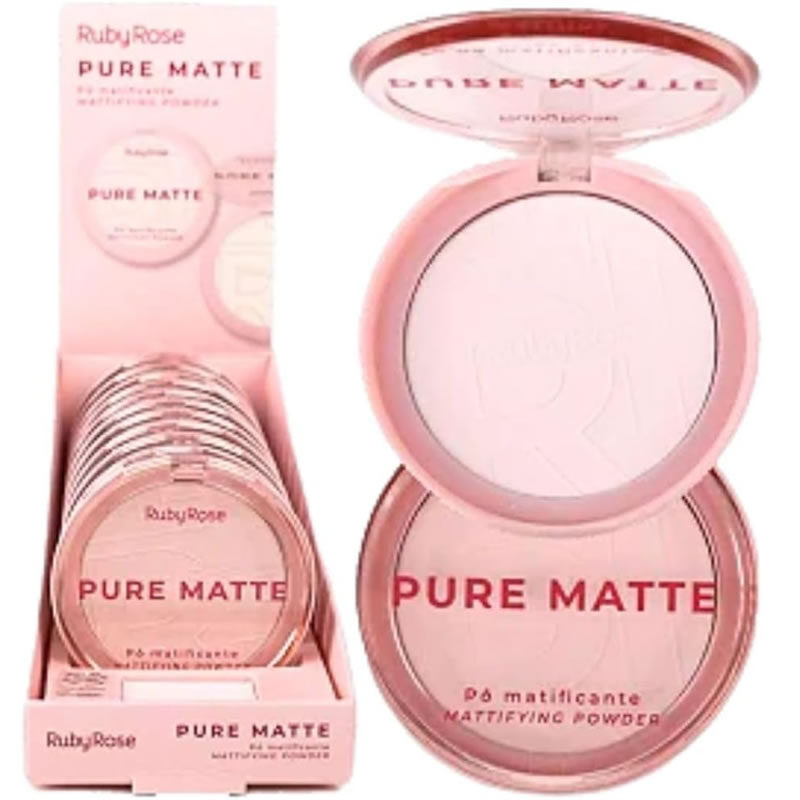 Pure Matte Ruby Rose Pó Compacto Matificante