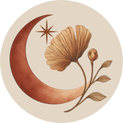 logotipo lua de canela