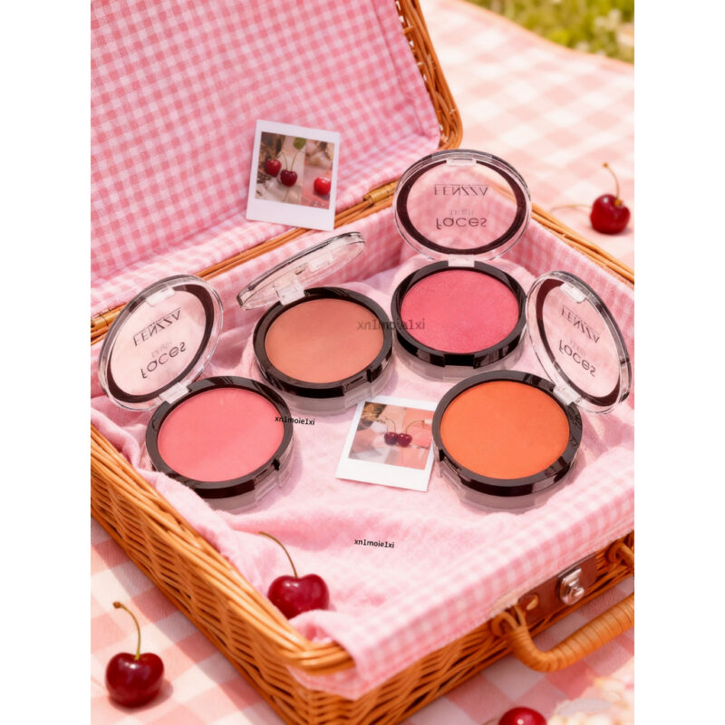 Blush Compacto Fenzza Faces - Super Fininho e Ultra Pigmentado